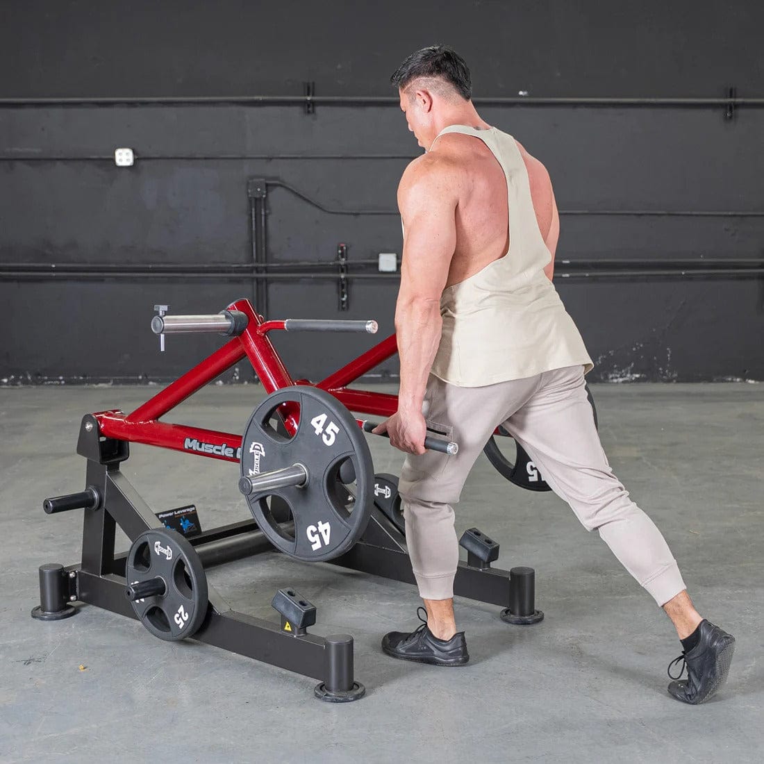 Muscle D Fitness Deadlift Machine Power Leverage V2 Deadlift/Shrug