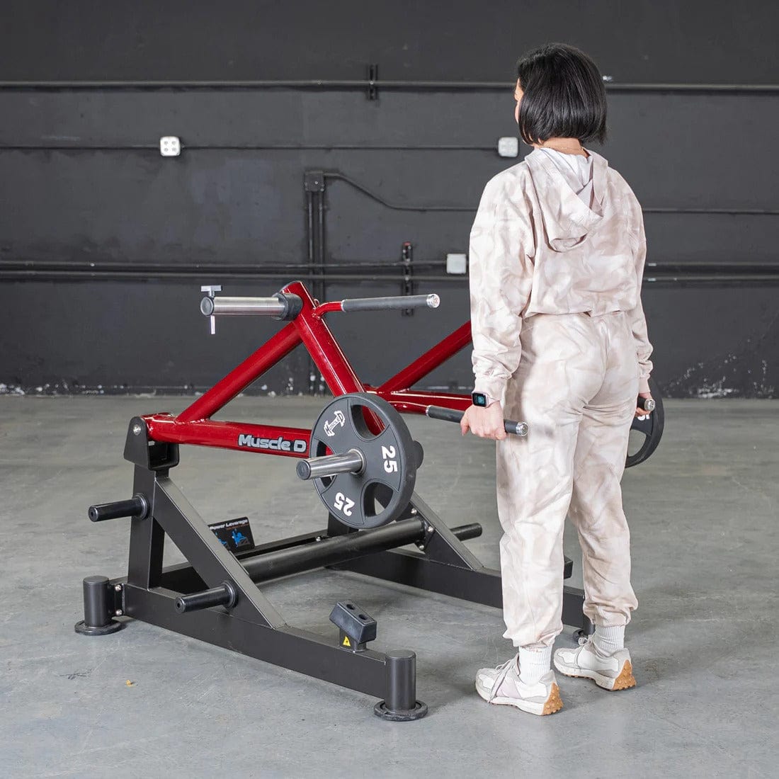 Muscle D Fitness Deadlift Machine Power Leverage V2 Deadlift/Shrug