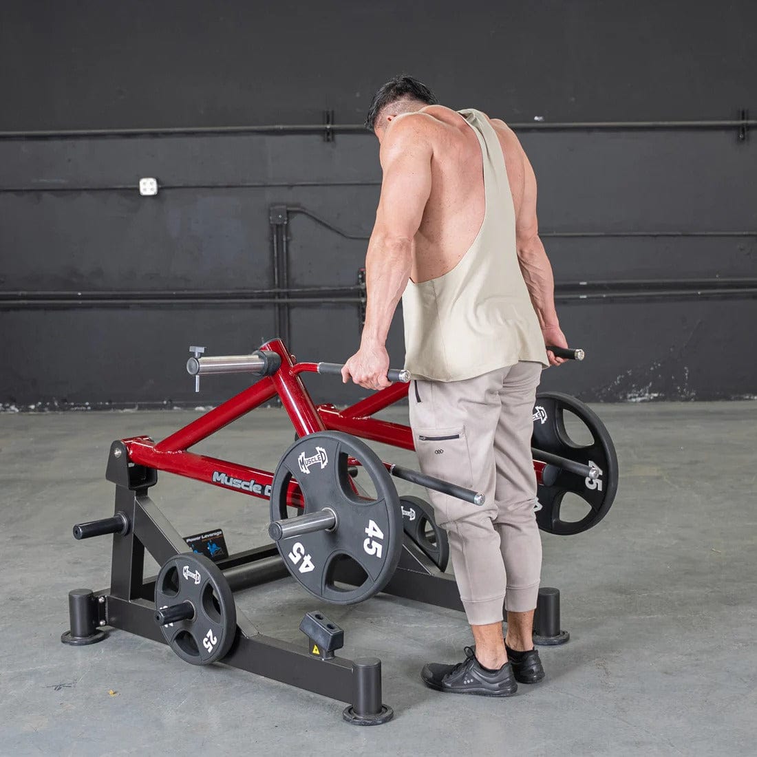 Muscle D Fitness Deadlift Machine Power Leverage V2 Deadlift/Shrug