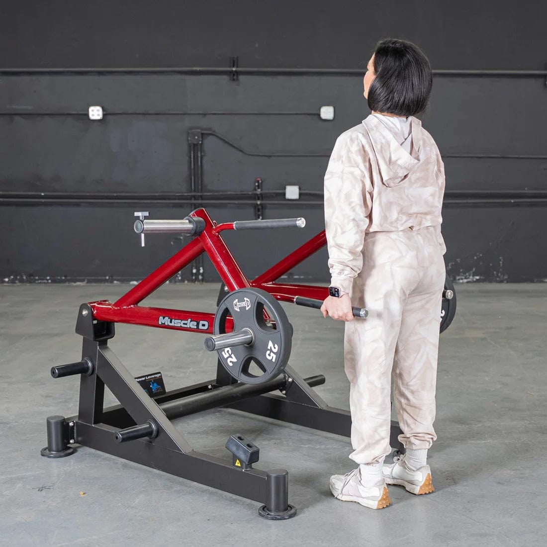 Muscle D Fitness Deadlift Machine Power Leverage V2 Deadlift/Shrug