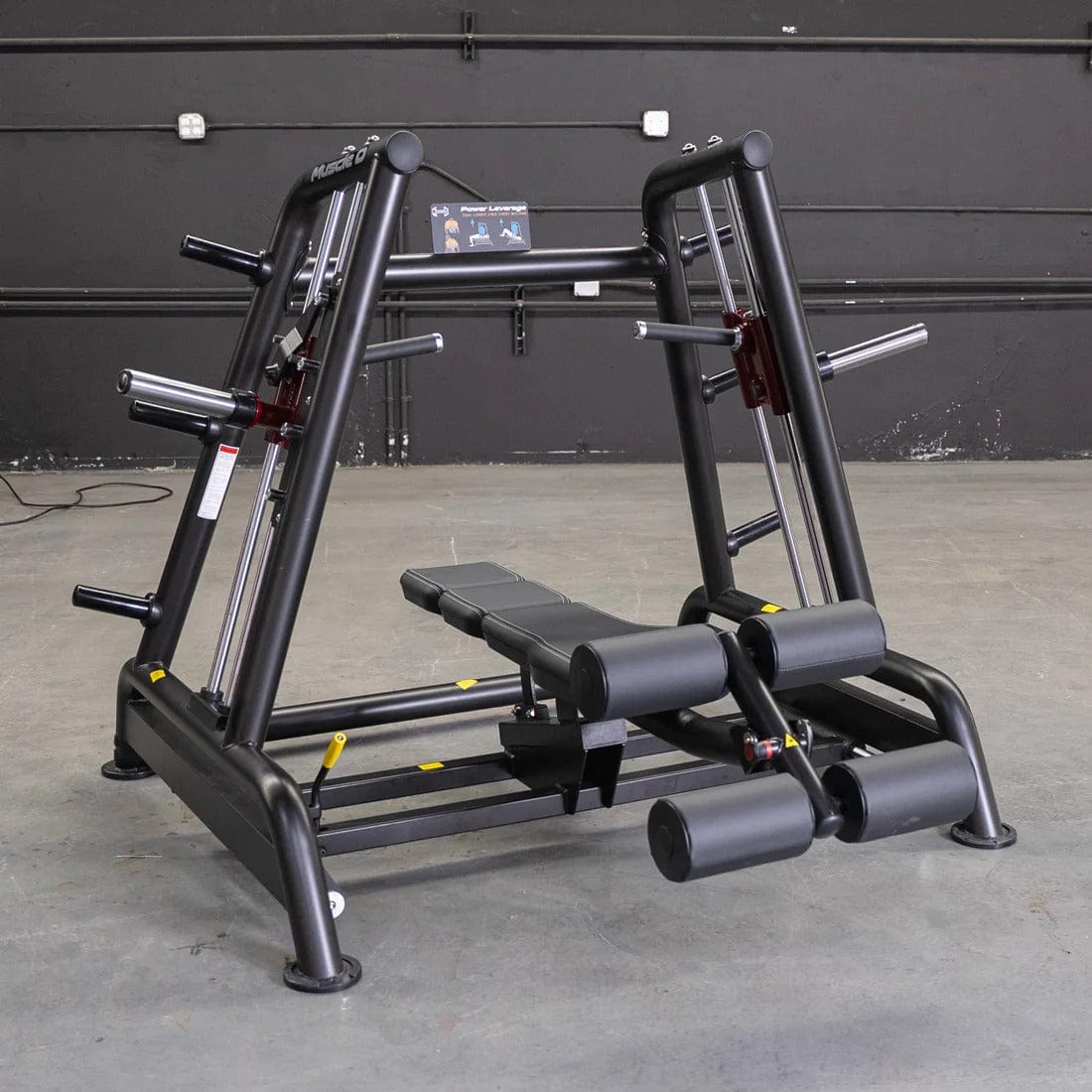 Muscle D Fitness Chest Press Machine Power Leverage V2 Decline Convergent Bench