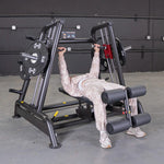 Muscle D Fitness Chest Press Machine Power Leverage V2 Decline Convergent Bench