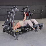 Muscle D Fitness Chest Press Machine Power Leverage V2 Decline Convergent Bench