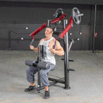 Muscle D Fitness Chest Machines Power Leverage V2 Front Lat Pulldown