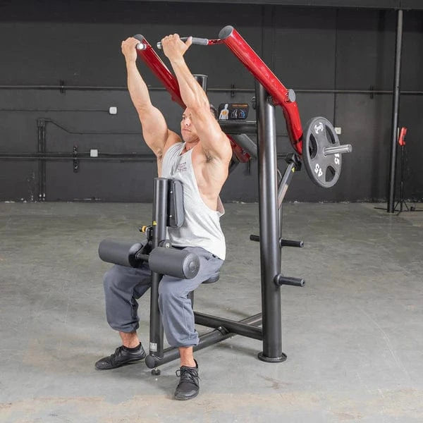 Muscle D Fitness Chest Machines Power Leverage V2 Front Lat Pulldown