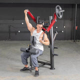 Muscle D Fitness Chest Machines Power Leverage V2 Front Lat Pulldown