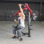 Muscle D Fitness Chest Machines Power Leverage V2 Front Lat Pulldown