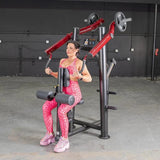 Muscle D Fitness Chest Machines Power Leverage V2 Front Lat Pulldown