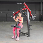 Muscle D Fitness Chest Machines Power Leverage V2 Front Lat Pulldown