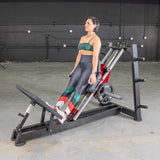 Muscle D Fitness Leg Machine Power Leverage V2 Hack Squat / Calf Raise