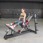 Muscle D Fitness Leg Machine Power Leverage V2 Hack Squat / Calf Raise