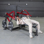 Muscle D Fitness Chest Machines Power Leverage V2 Horizontal Chest Press