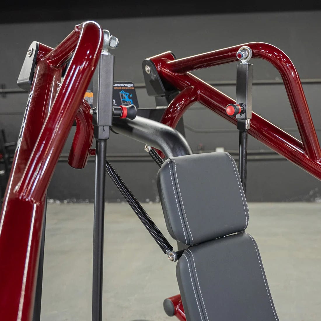 Muscle D Fitness Chest Press Machine Power Leverage V2 Incline Chest Press