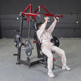 Muscle D Fitness Chest Press Machine Power Leverage V2 Incline Chest Press