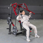 Muscle D Fitness Chest Press Machine Power Leverage V2 Incline Chest Press