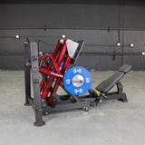 Muscle D Fitness Leg Curl Machine Power Leverage V2 Iso Lateral 45 Degree Leg Press