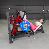 Muscle D Fitness Leg Curl Machine Power Leverage V2 Iso Lateral 45 Degree Leg Press