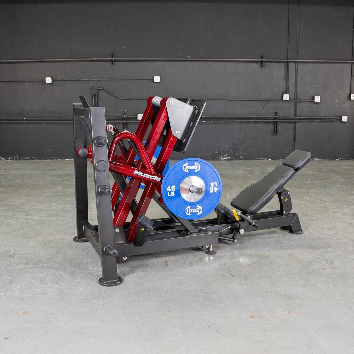 Muscle D Fitness Leg Curl Machine Power Leverage V2 Iso Lateral 45 Degree Leg Press