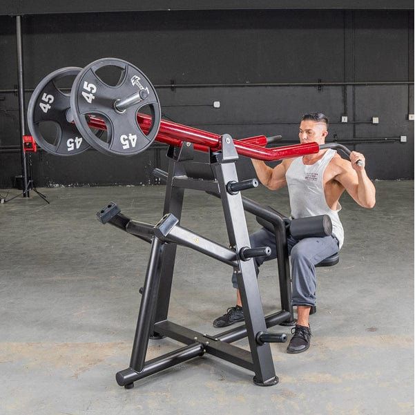 Muscle D Fitness Lat Pull Machine Power Leverage V2 Iso Lateral Lat Pull