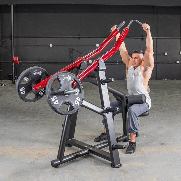 Muscle D Fitness Lat Pull Machine Power Leverage V2 Iso Lateral Lat Pull
