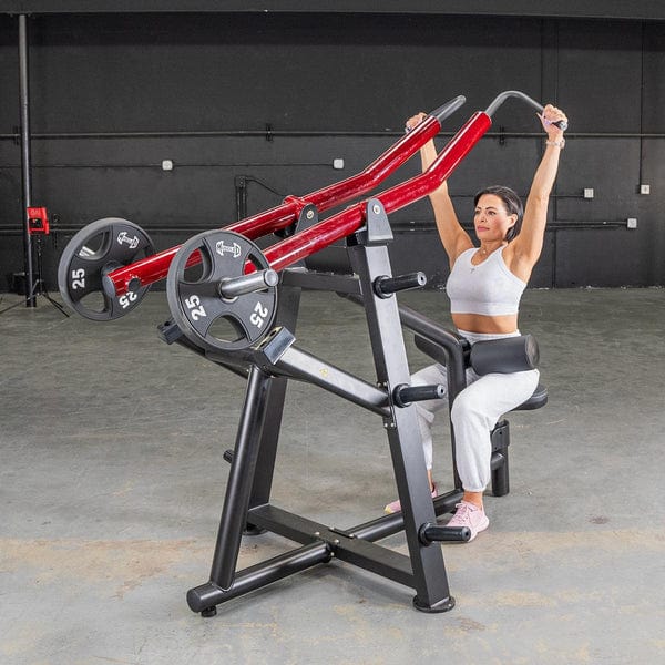 Muscle D Fitness Lat Pull Machine Power Leverage V2 Iso Lateral Lat Pull