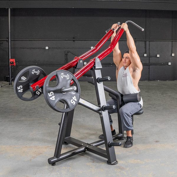 Muscle D Fitness Lat Pull Machine Power Leverage V2 Iso Lateral Lat Pull
