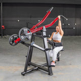 Muscle D Fitness Lat Pull Machine Power Leverage V2 Iso Lateral Lat Pull
