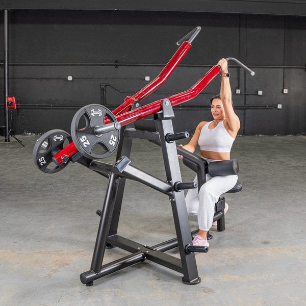 Muscle D Fitness Lat Pull Machine Power Leverage V2 Iso Lateral Lat Pull