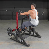 Muscle D Fitness Chest Machines Power Leverage V2 Iso Lateral Seated Row