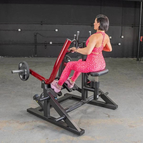 Muscle D Fitness Chest Machines Power Leverage V2 Iso Lateral Seated Row