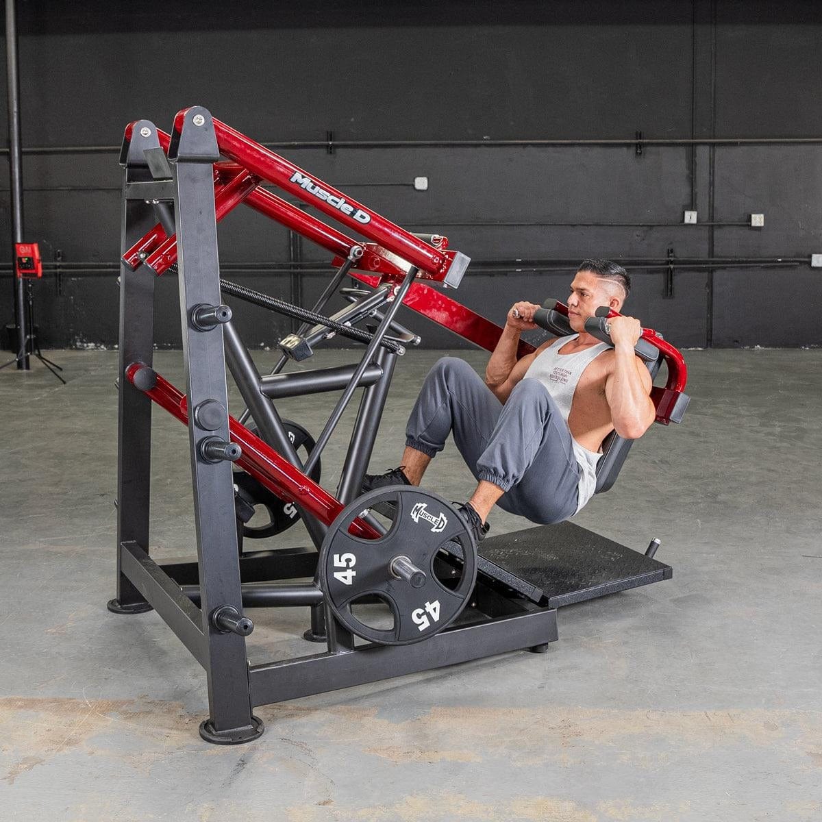 Muscle D Fitness Squat Machine Power Leverage V2 Pendulum Squat