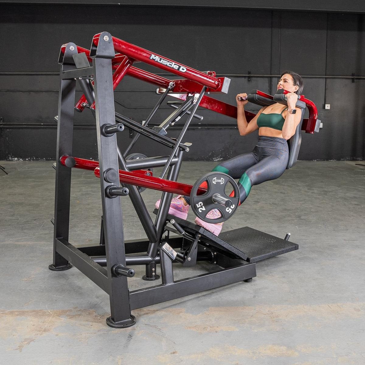 Muscle D Fitness Squat Machine Power Leverage V2 Pendulum Squat