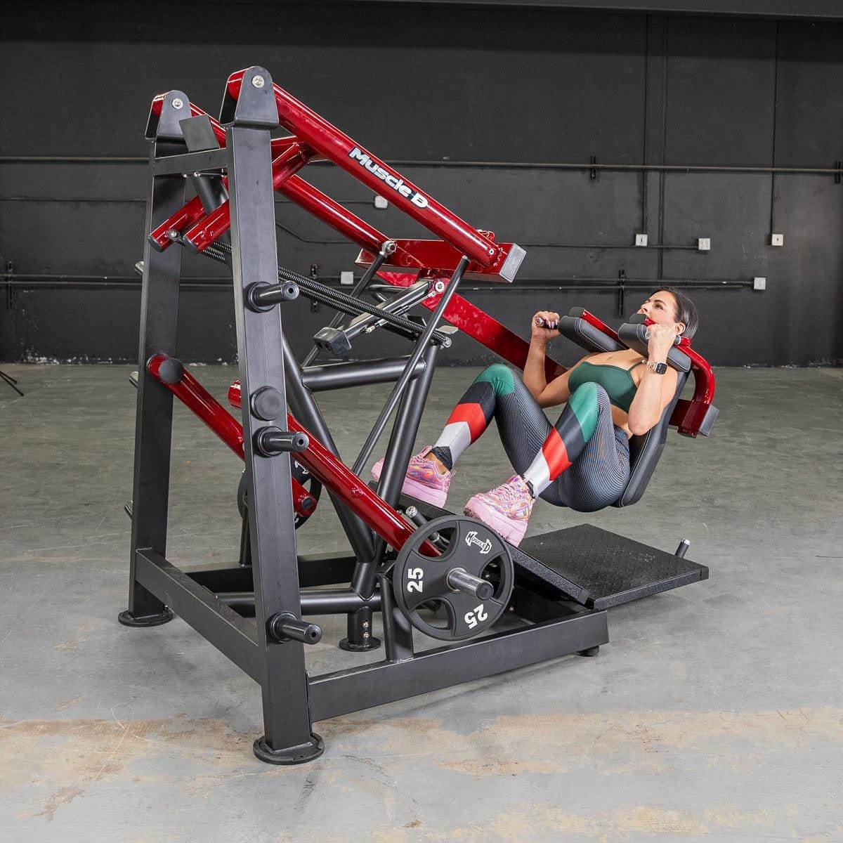 Muscle D Fitness Squat Machine Power Leverage V2 Pendulum Squat