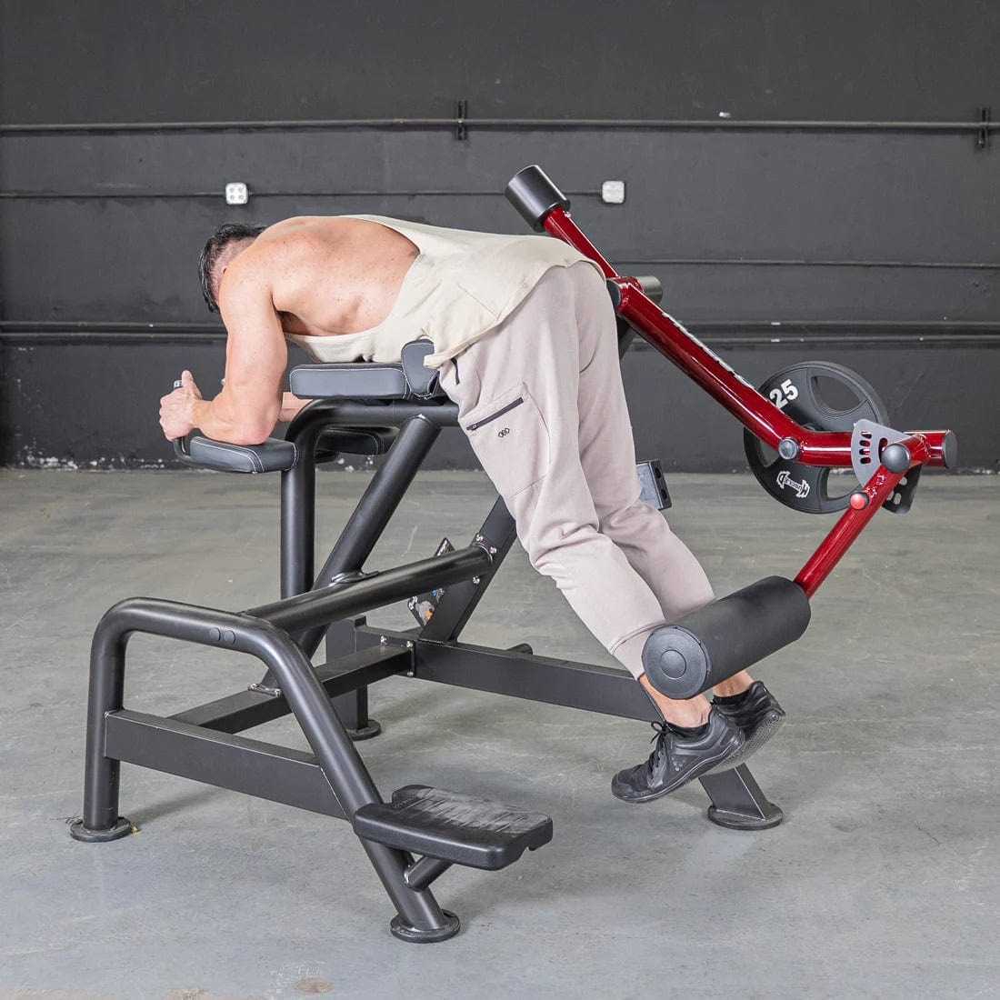 Muscle D Fitness Back Machine Power Leverage V2 Reverse Hyper