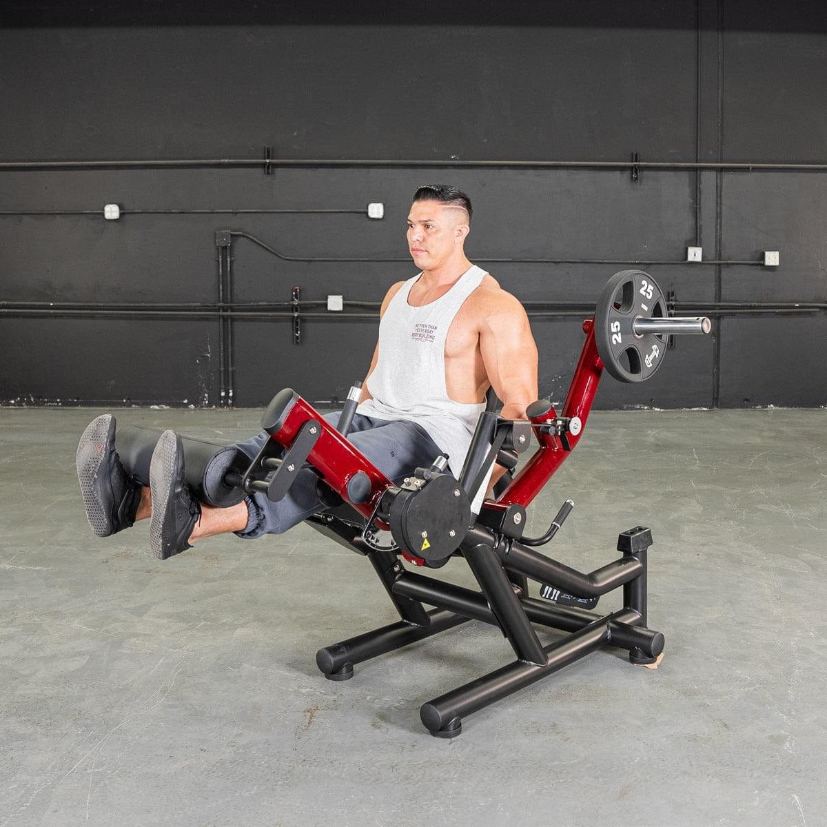 Muscle D Fitness Leg Curl Machine Power Leverage V2 Seated Leg Curl