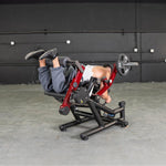 Muscle D Fitness Leg Curl Machine Power Leverage V2 Seated Leg Curl