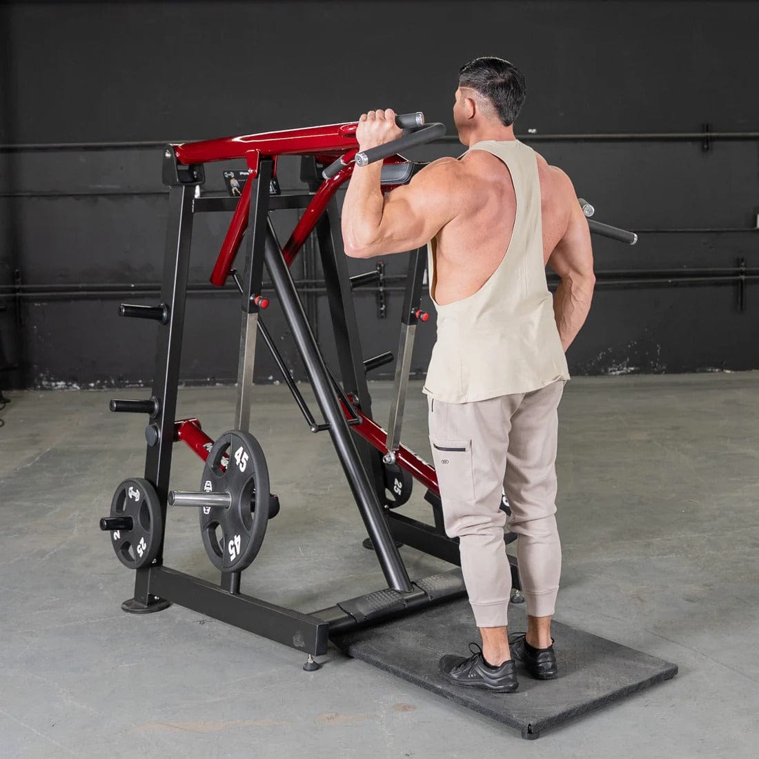 Muscle D Fitness Shoulder & Calf Machine Power Leverage V2 Viking Press / Calf