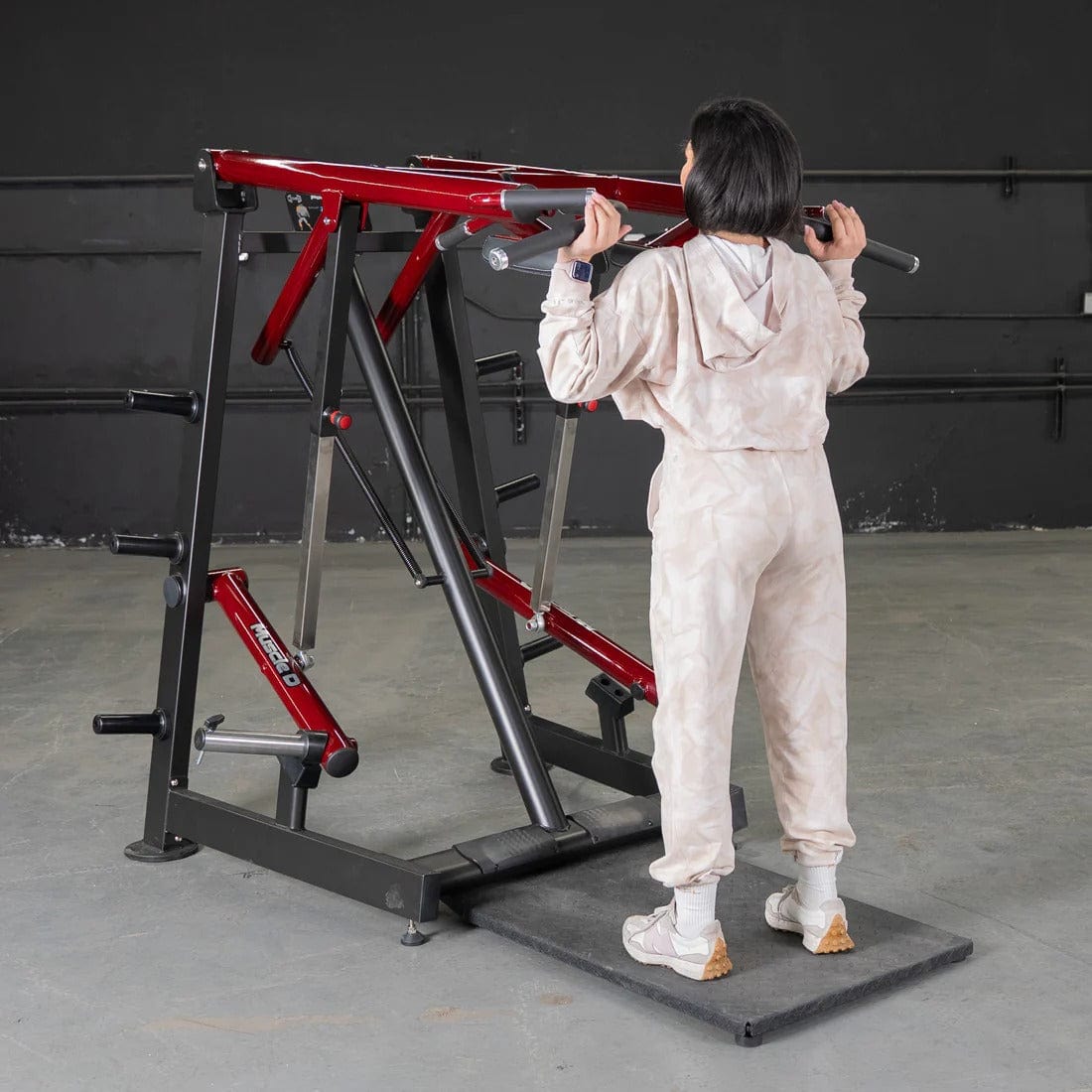 Muscle D Fitness Shoulder & Calf Machine Power Leverage V2 Viking Press / Calf