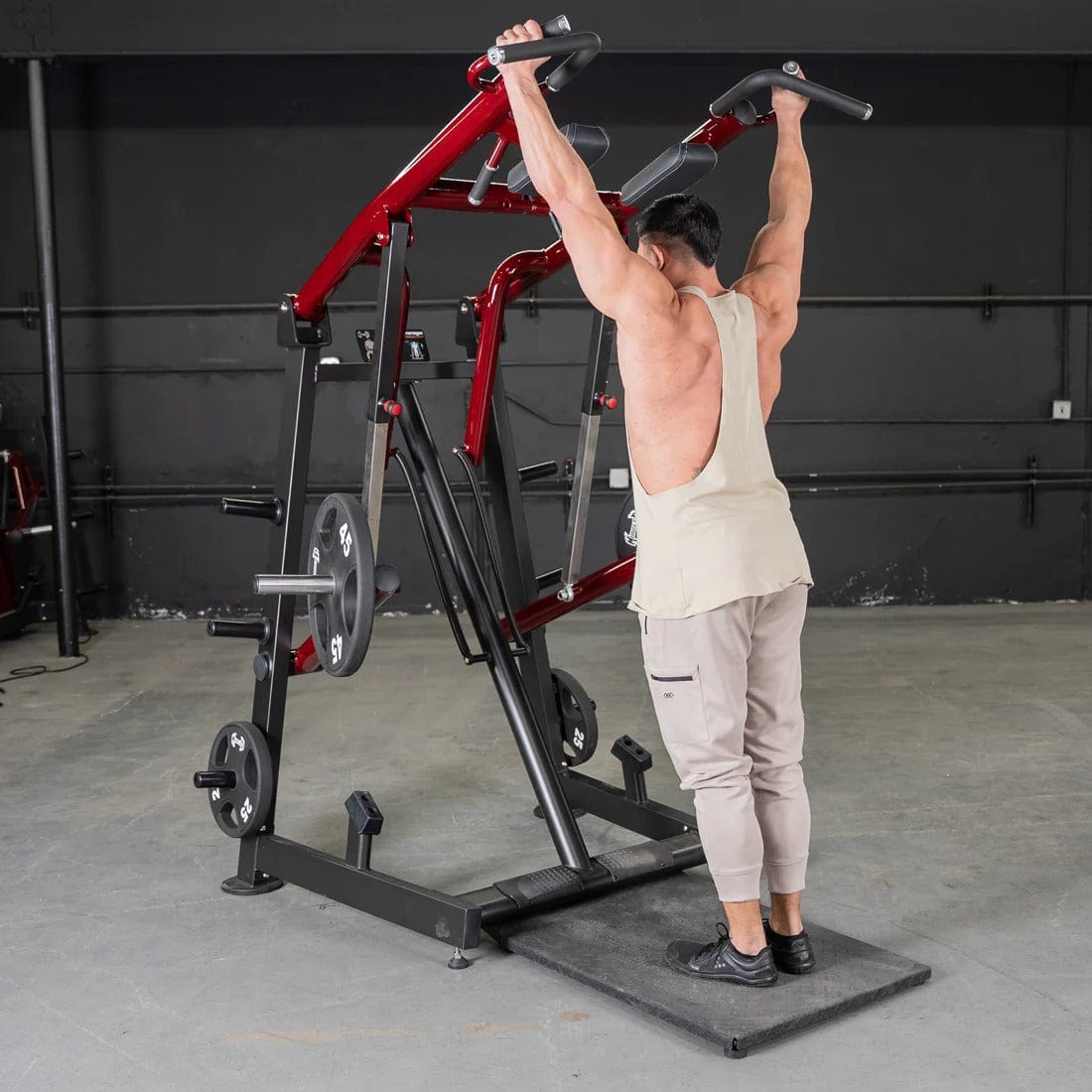 Muscle D Fitness Shoulder & Calf Machine Power Leverage V2 Viking Press / Calf