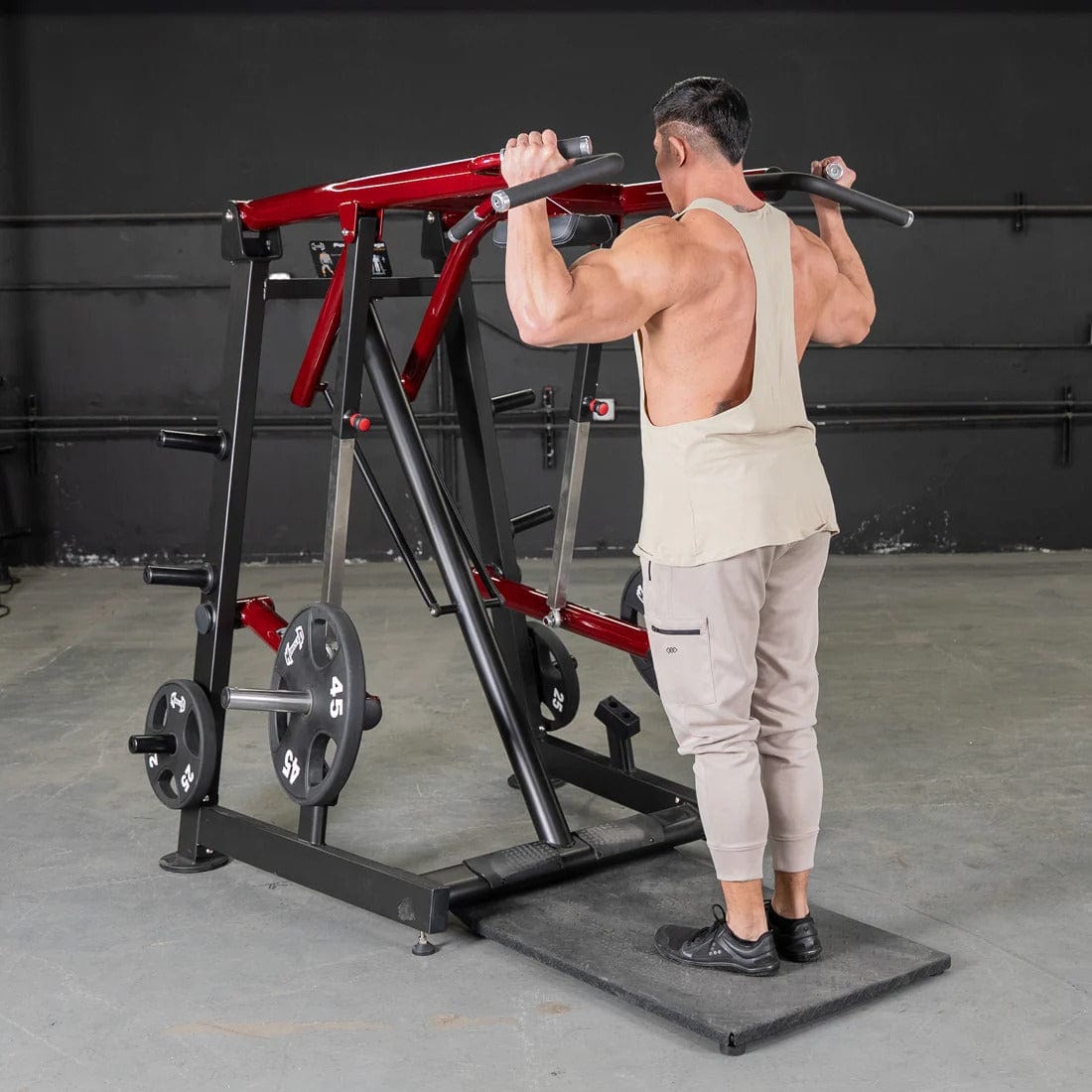 Muscle D Fitness Shoulder & Calf Machine Power Leverage V2 Viking Press / Calf
