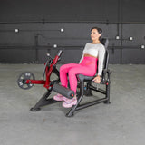 Power Leverage Leg Extension Machine 59" x 46" x 46