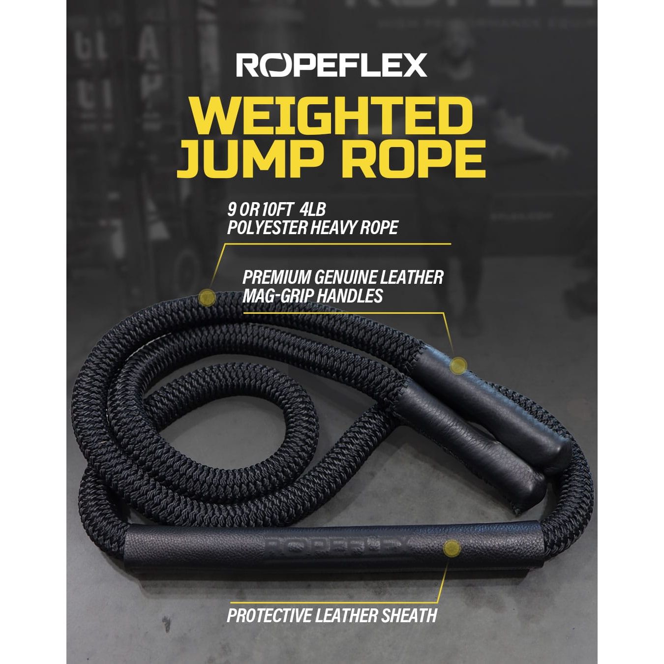 Ropeflex Jump Ropes Ropeflex SR10 Weighted Jump Rope