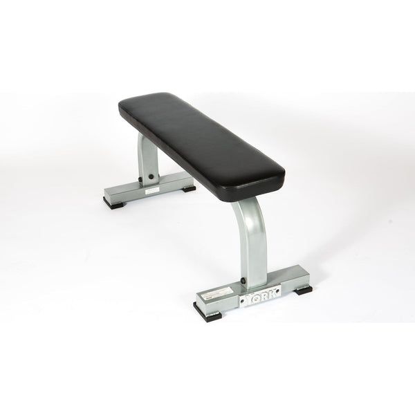 STS Benches Silver York STS Flat Bench