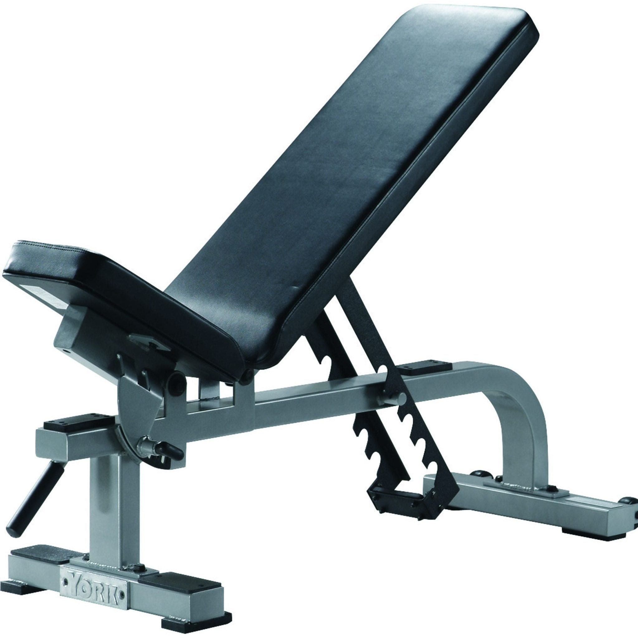 STS Benches Silver York STS Flat to Incline Bench