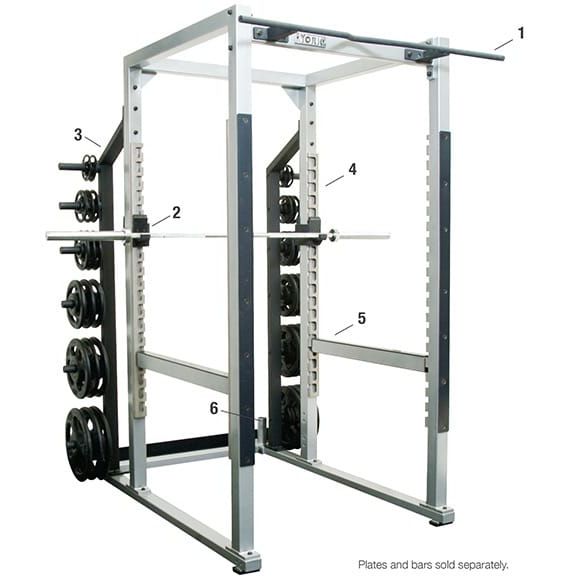 STS Power Rack York STS Power Rack with Hook Plates