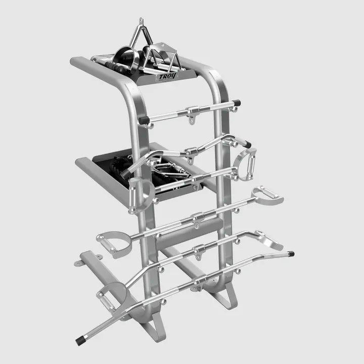Troy Fitness Cable Machine Attachments Storage Troy Accessory Rack