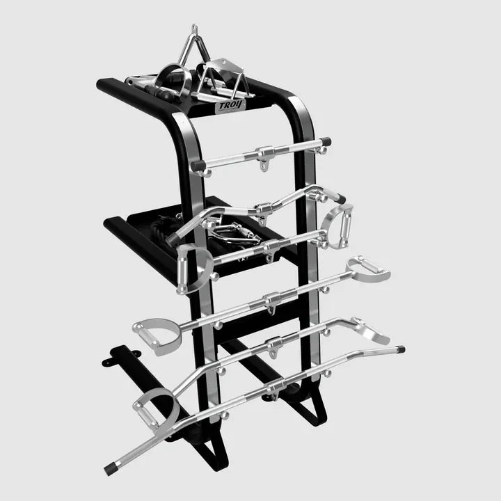 Troy Fitness Cable Machine Attachments Storage Black / PAC w/Attachments Troy Accessory Rack