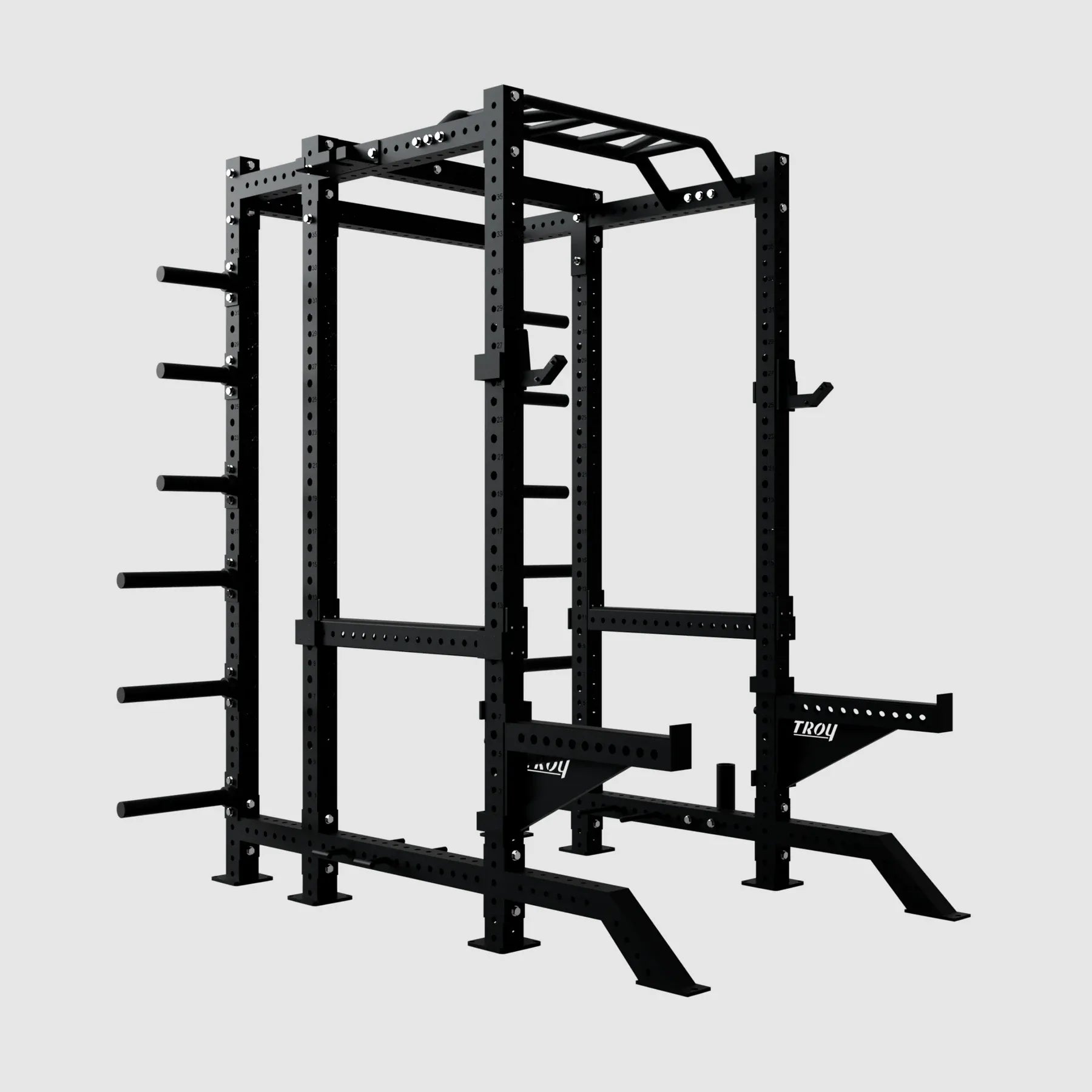 Troy Fitness Power Rack Black / 6 Uprights/10 Crossmembers Troy Power Rack