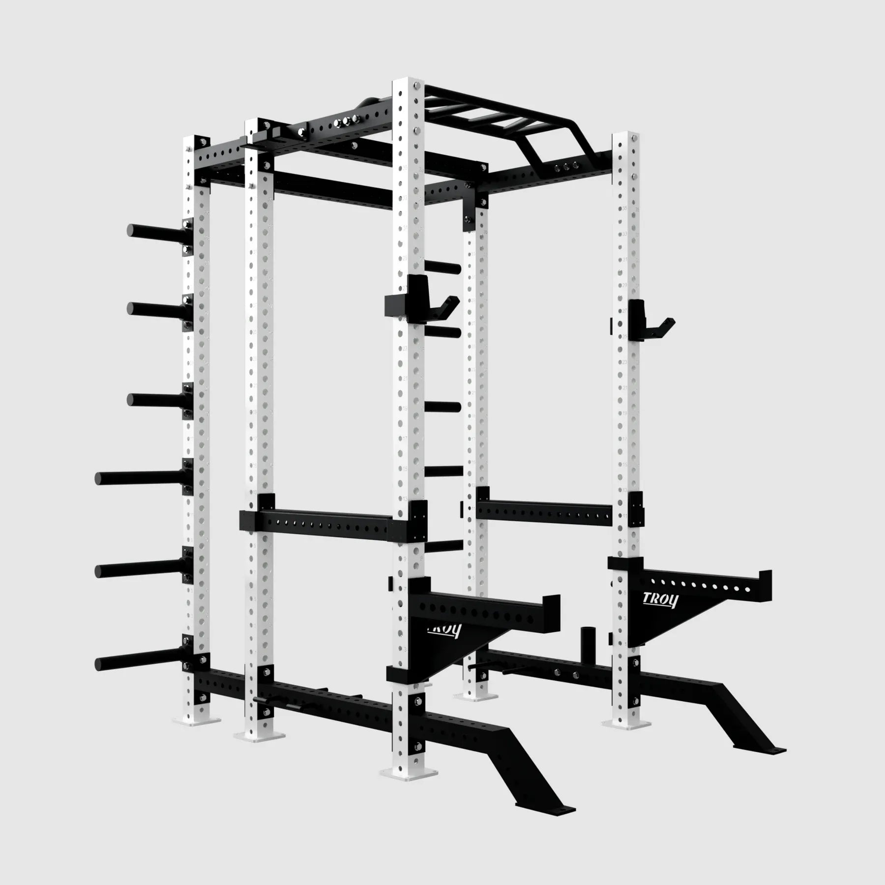 Troy Fitness Power Rack White / 6 Uprights/10 Crossmembers Troy Power Rack