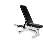York Power Rack Multi Function Bench (White) Additional Options-STS Multi Function Rack